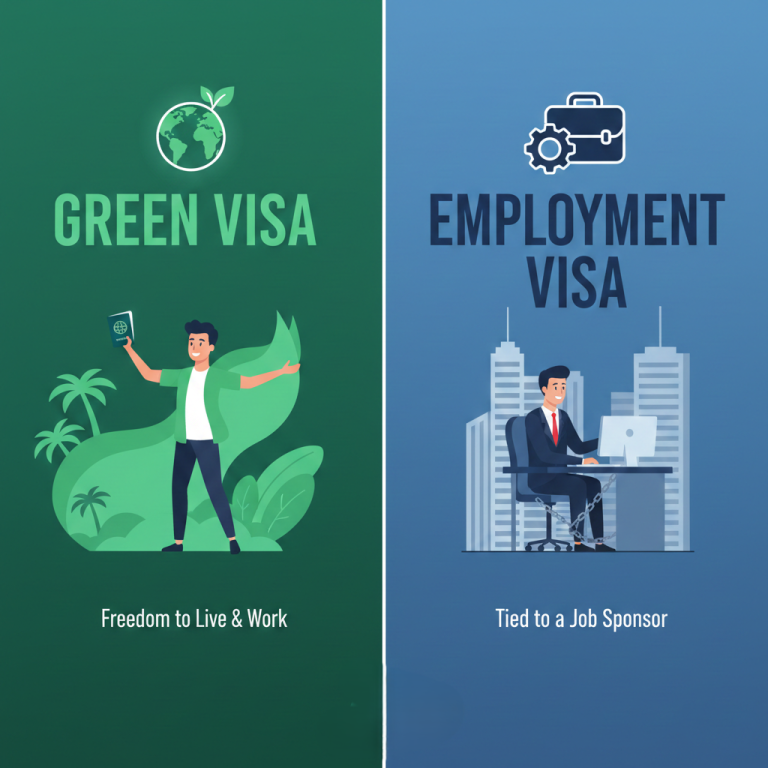 Green Visa vs Employment Visa: Key Differences for Expats in the UAE