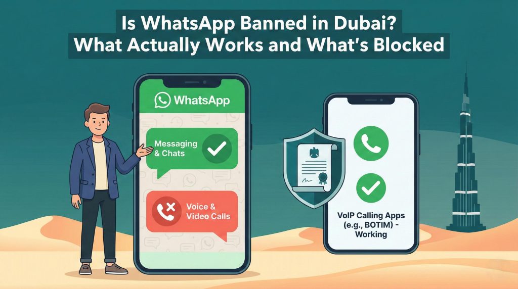Is WhatApp banned in Dubai