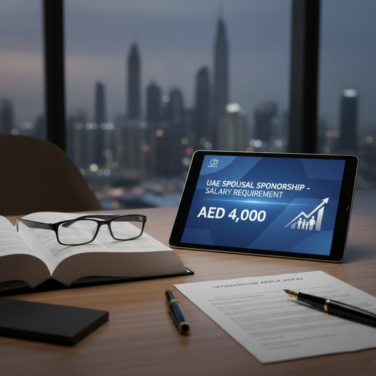 Salary Required to Sponsor Spouse in UAE: Complete 2026 Guide