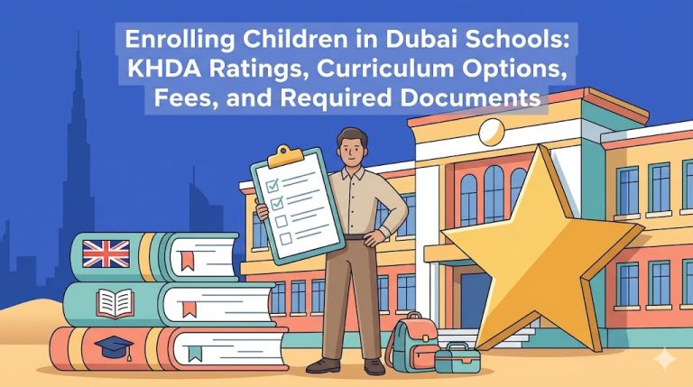 Enrolling Children in Dubai Schools: KHDA Ratings, Curriculum Options, Fees, and Required Documents