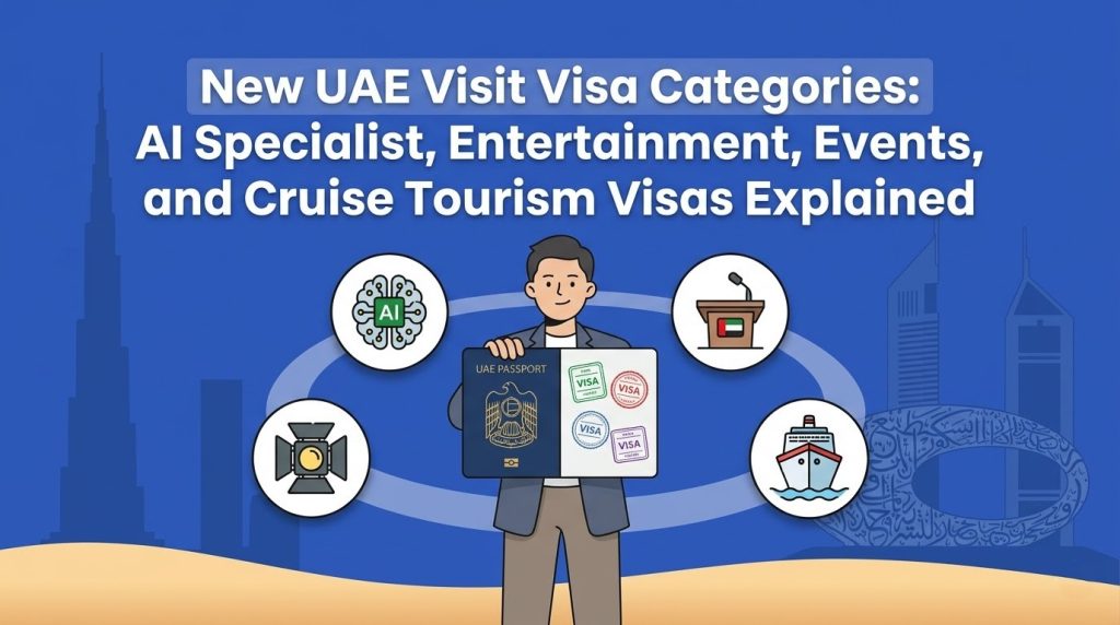 New UAE Visit Visa Categories 2026