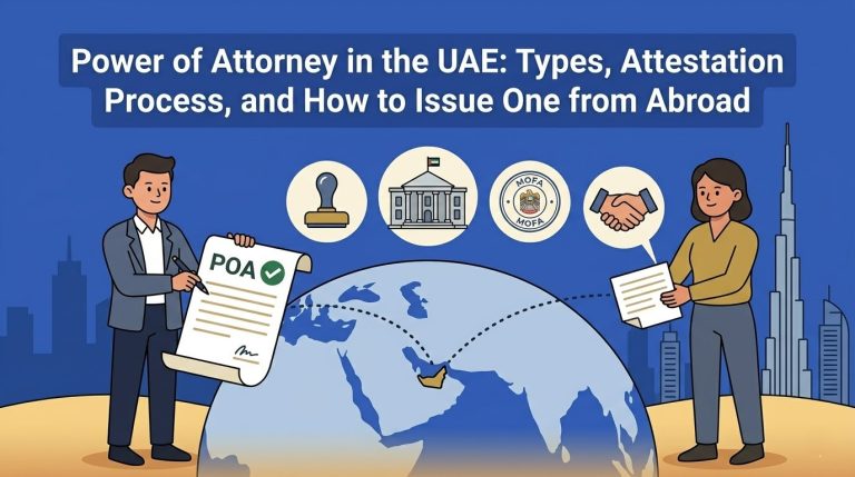 Power of Attorney in the UAE: Types, Attestation Process, and How to Issue One from Abroad
