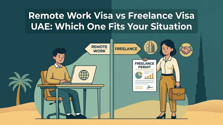 Remote Work Visa vs Freelance Visa UAE: Which One Fits Your Situation