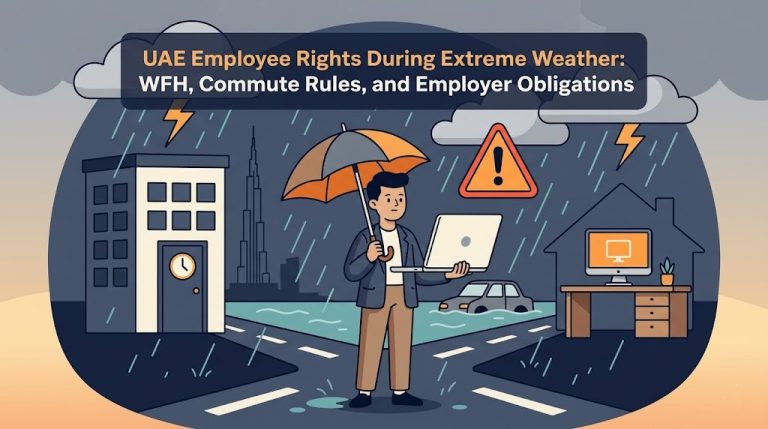 UAE Employee Rights During Extreme Weather: WFH, Commute Rules, and Employer Obligations