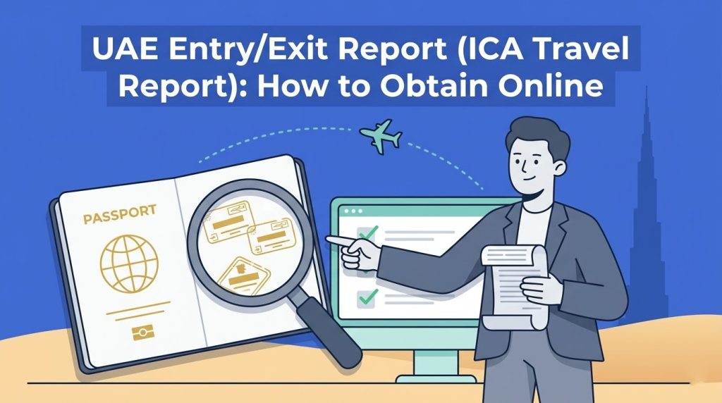 UAE EntryExit Report (ICA Travel Report)