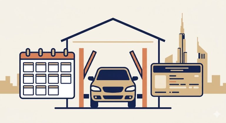 Car Registration (Mulkiya) Renewal in Dubai: Process, Inspection, and Fees
