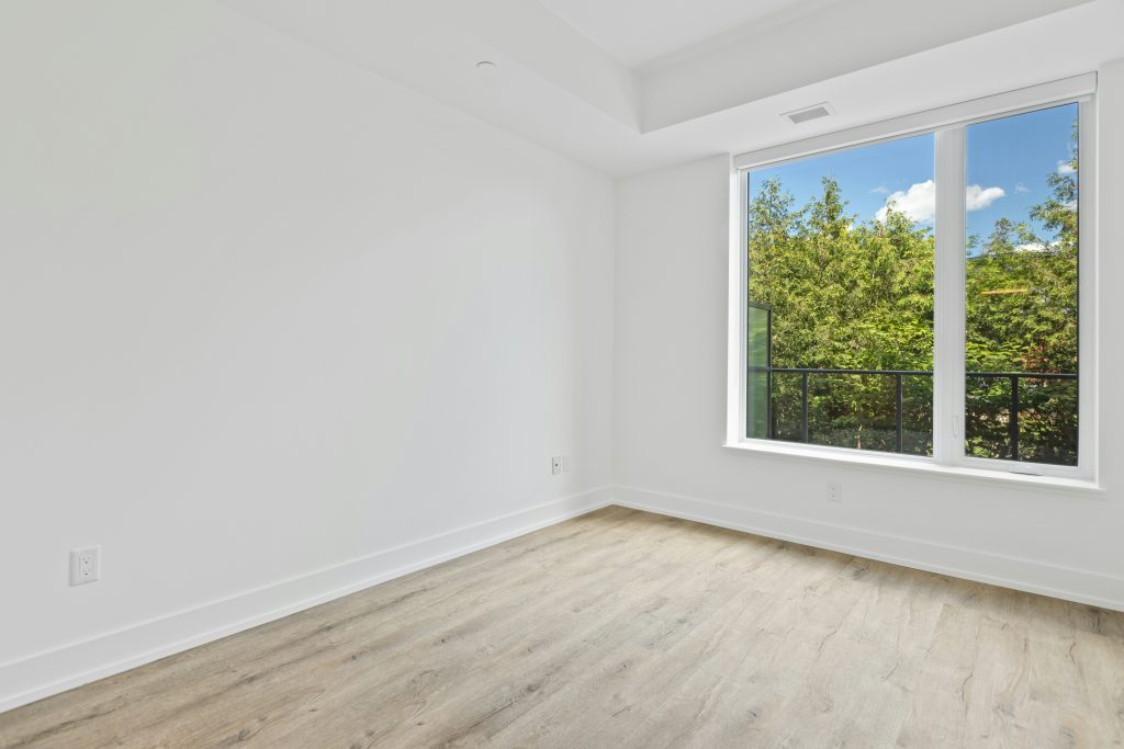 Newly finished empty apartment interior ready for a snagging inspection before Dubai property handover